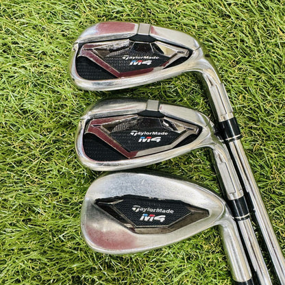 TaylorMade M4 Irons 5-PW,SW (7pc) — Flex S — Japan Model, Used