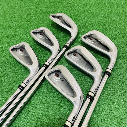 PRGR Egg PF Irons 5-PW (6pc) — NS PRO SR — Japan Model, Used