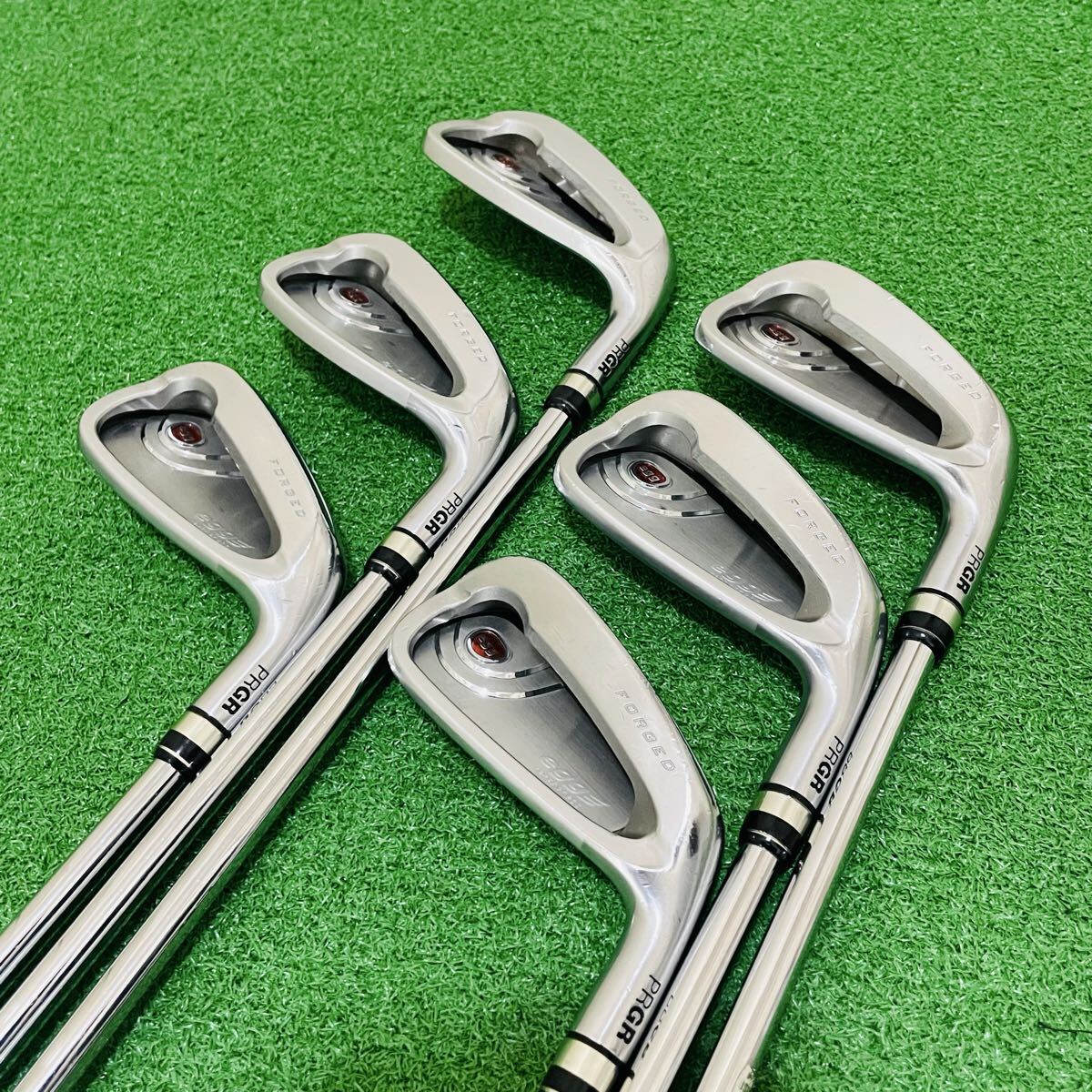 PRGR Egg PF Irons 5-PW (6pc) — NS PRO SR — Japan Model, Used