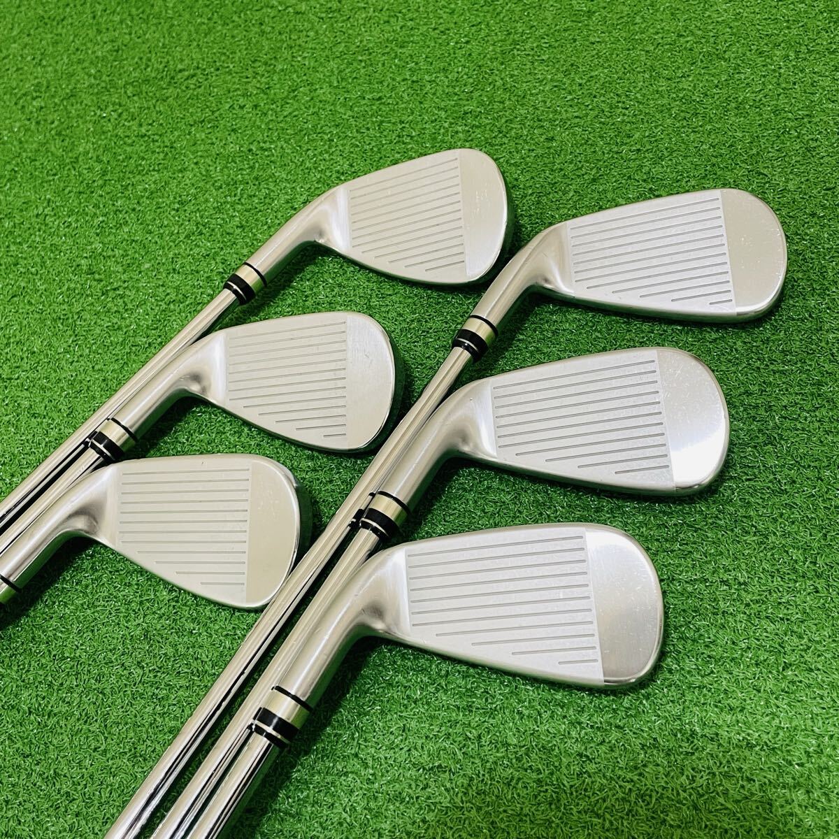 PRGR Egg PF Irons 5-PW (6pc) — NS PRO SR — Japan Model, Used