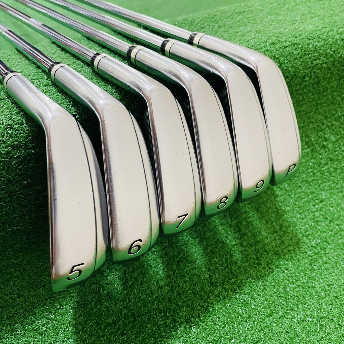 PRGR Egg PF Irons 5-PW (6pc) — NS PRO SR — Japan Model, Used