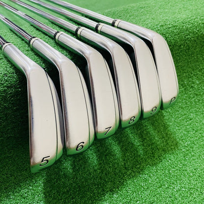 PRGR Egg PF Irons 5-PW (6pc) — NS PRO SR — Japan Model, Used
