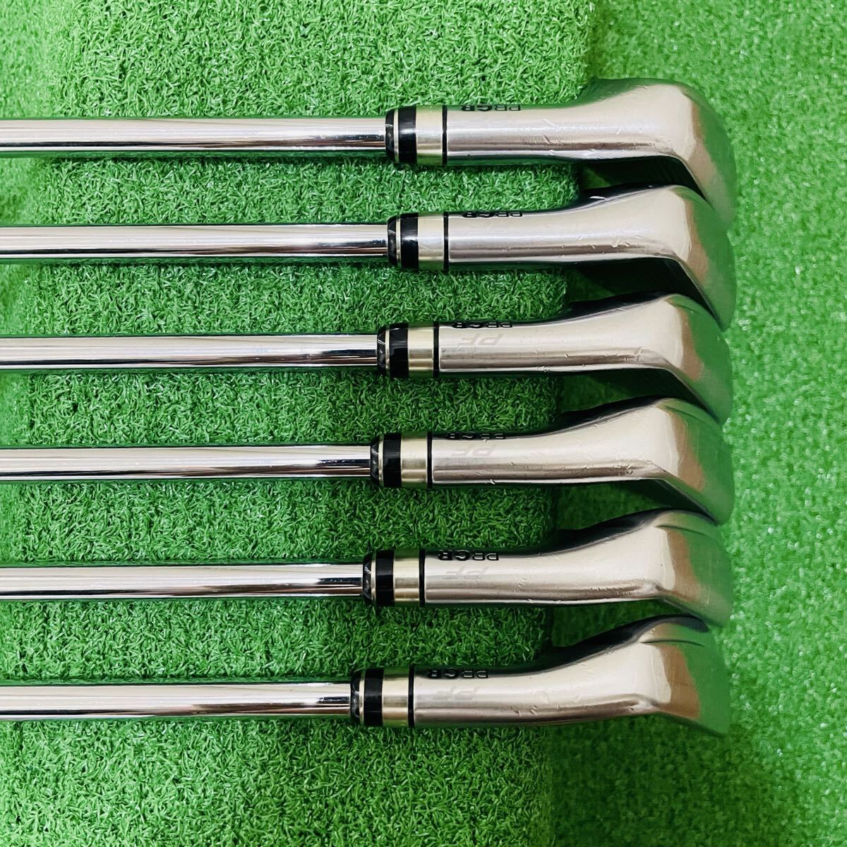 PRGR Egg PF Irons 5-PW (6pc) — NS PRO SR — Japan Model, Used