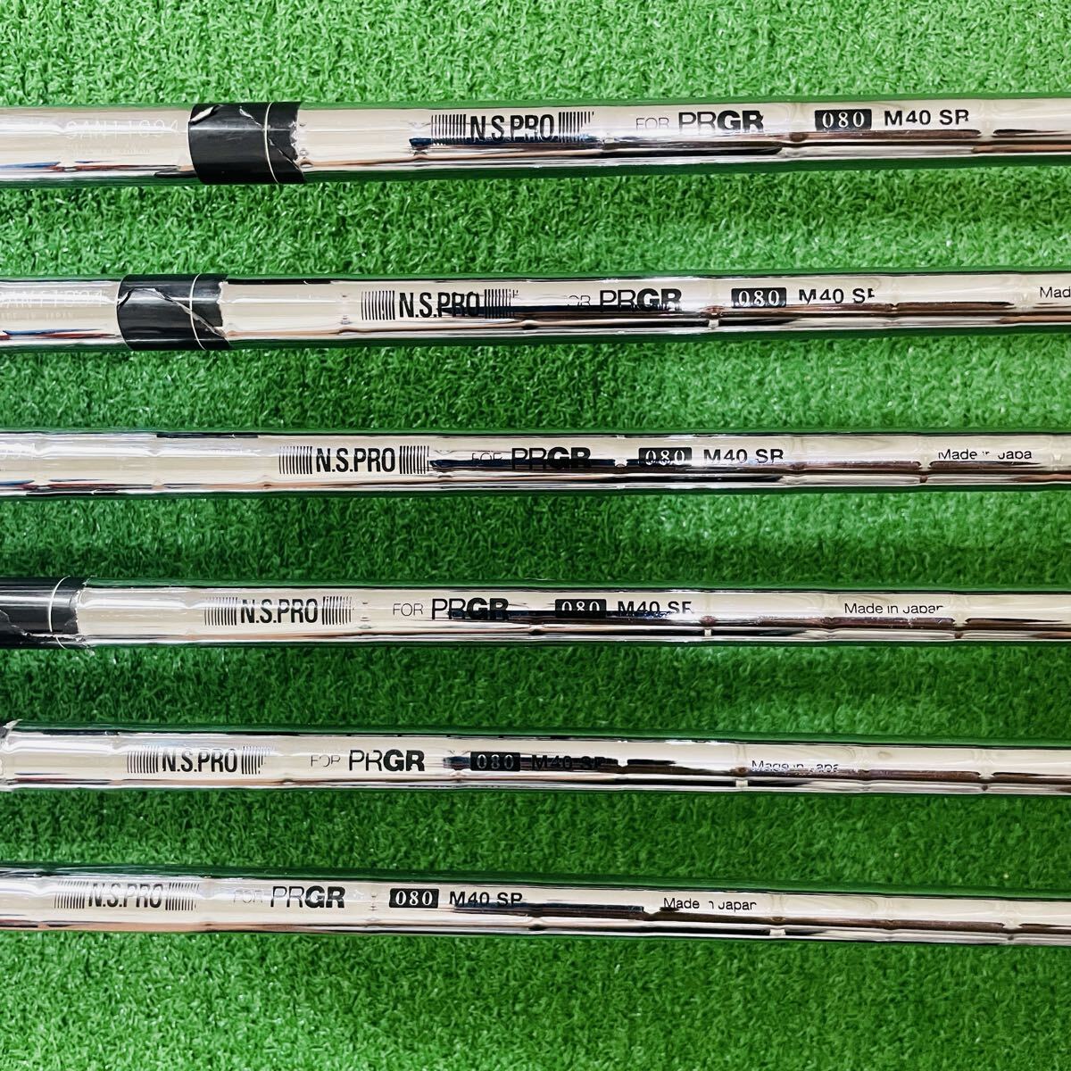 PRGR Egg PF Irons 5-PW (6pc) — NS PRO SR — Japan Model, Used