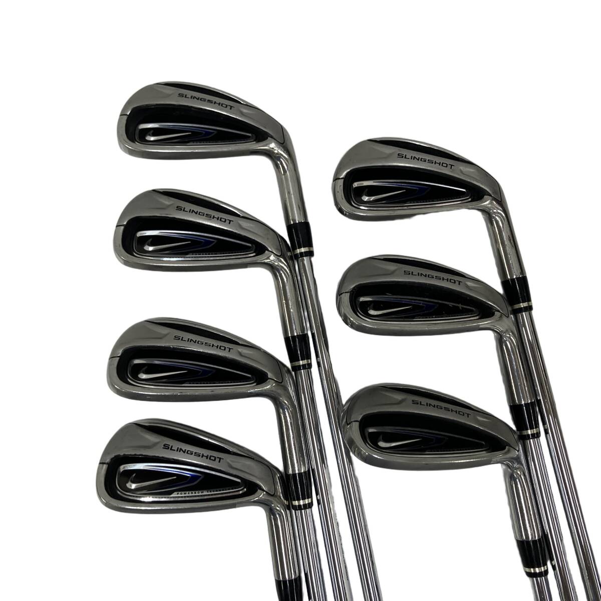 Nike Slingshot PowerBow Irons 5-PW,SW (7pc) — Japan Model, Used