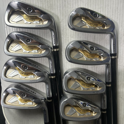 HONMA Beres IS-02 Irons 6-11,AW,SW (8pc) — ARMRQ R — Japan Model, Used
