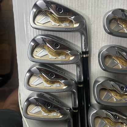 HONMA Beres IS-02 Irons 6-11,AW,SW (8pc) — ARMRQ R — Japan Model, Used