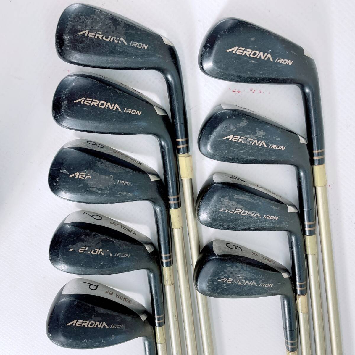 YONEX Aerona Irons 9,PW (9pc) — Japan Model, Used