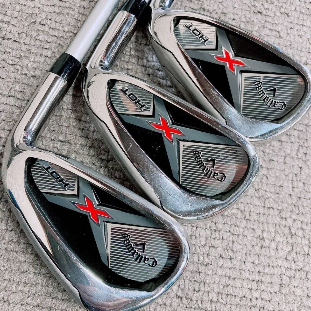 Callaway X HOT Irons (6pc) — Flex R — Japan Model, Used