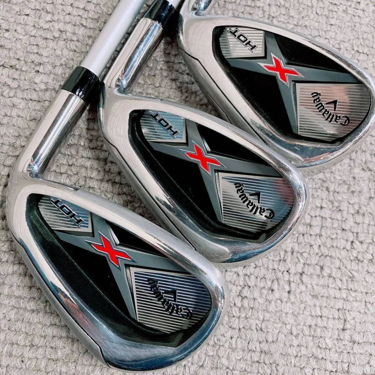 Callaway X HOT Irons (6pc) — Flex R — Japan Model, Used