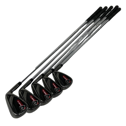 Callaway Razr X Black Irons 5-8,PW (5pc) — NS PRO 950GH — Japan Model, Used