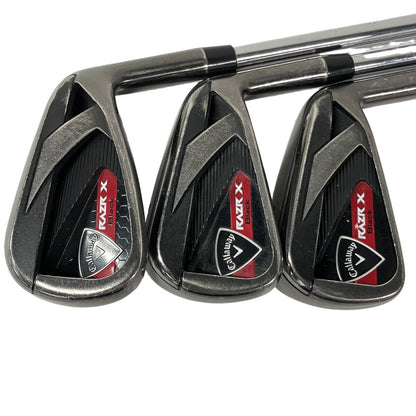 Callaway Razr X Black Irons 5-8,PW (5pc) — NS PRO 950GH — Japan Model, Used