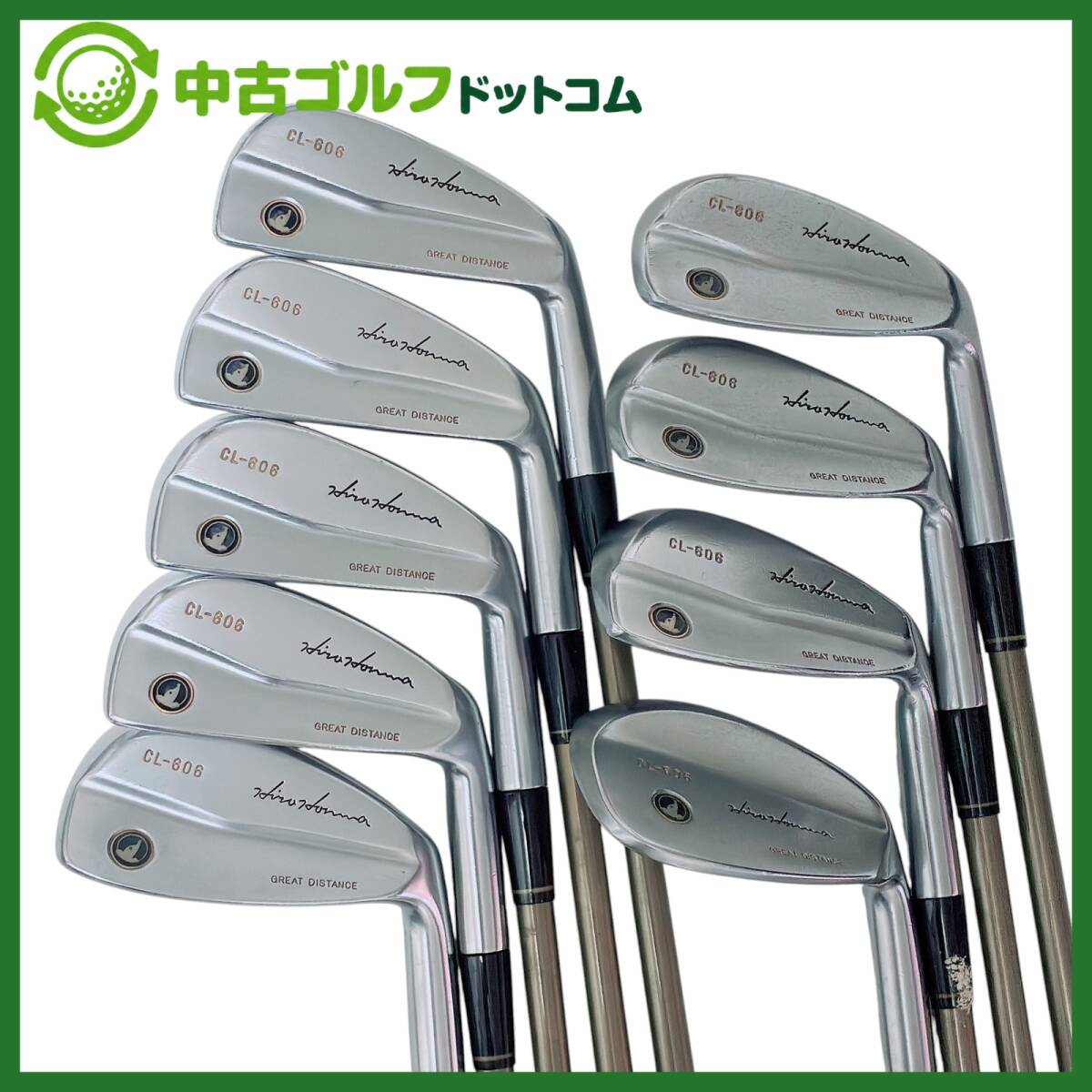 HONMA CL-606 Irons 4-11,SW (9pc) — Flex S — Japan Model, Used