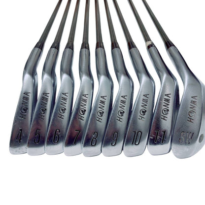 HONMA CL-606 Irons 4-11,SW (9pc) — Flex S — Japan Model, Used