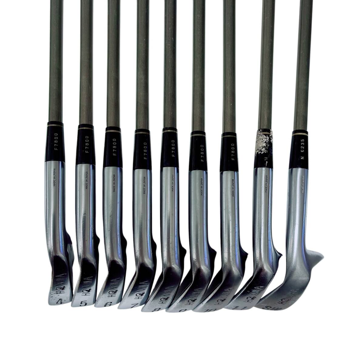 HONMA CL-606 Irons 4-11,SW (9pc) — Flex S — Japan Model, Used