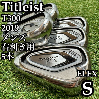 Titleist T300 2019 Irons (5pc) — Dynamic Gold S200 — Japan Model, Used
