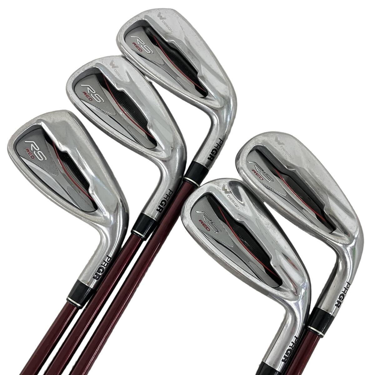 PRGR RS RED Irons 6-PW (5pc) — Speeder R — Japan Model, Used