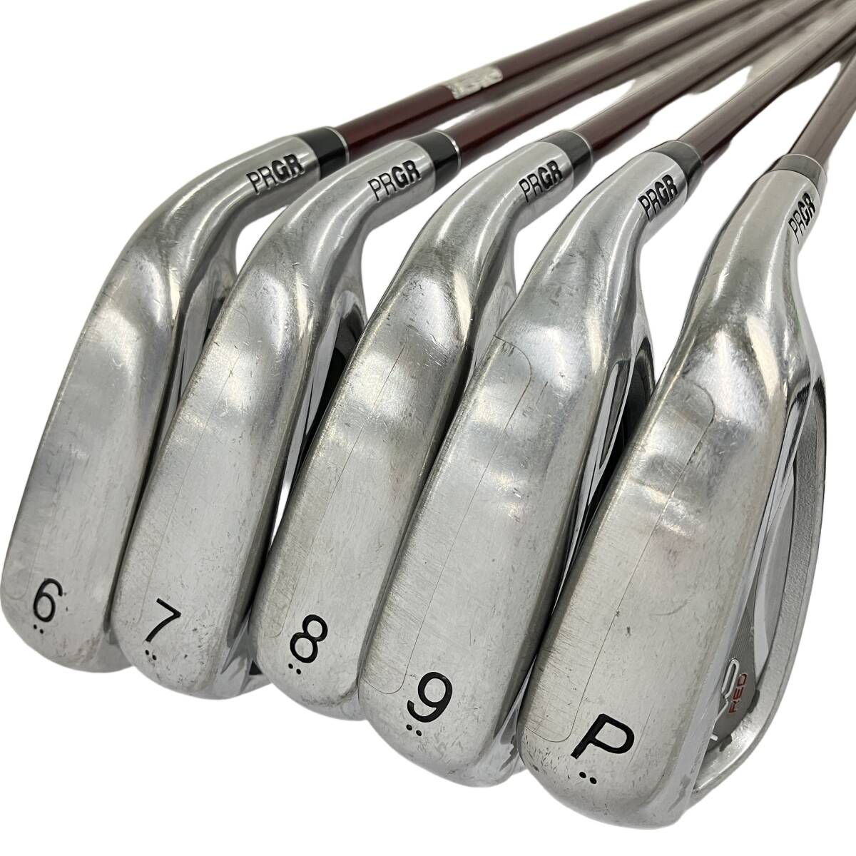 PRGR RS RED Irons 6-PW (5pc) — Speeder R — Japan Model, Used