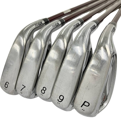 PRGR RS RED Irons 6-PW (5pc) — Speeder R — Japan Model, Used