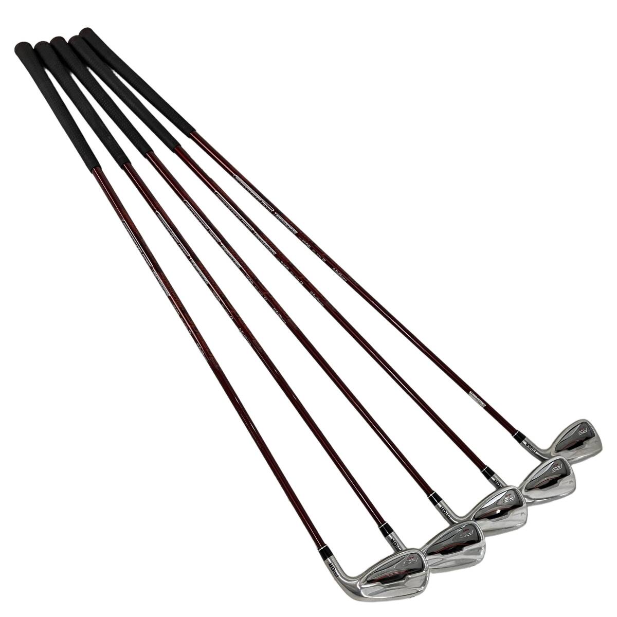 PRGR RS RED Irons 6-PW (5pc) — Speeder R — Japan Model, Used