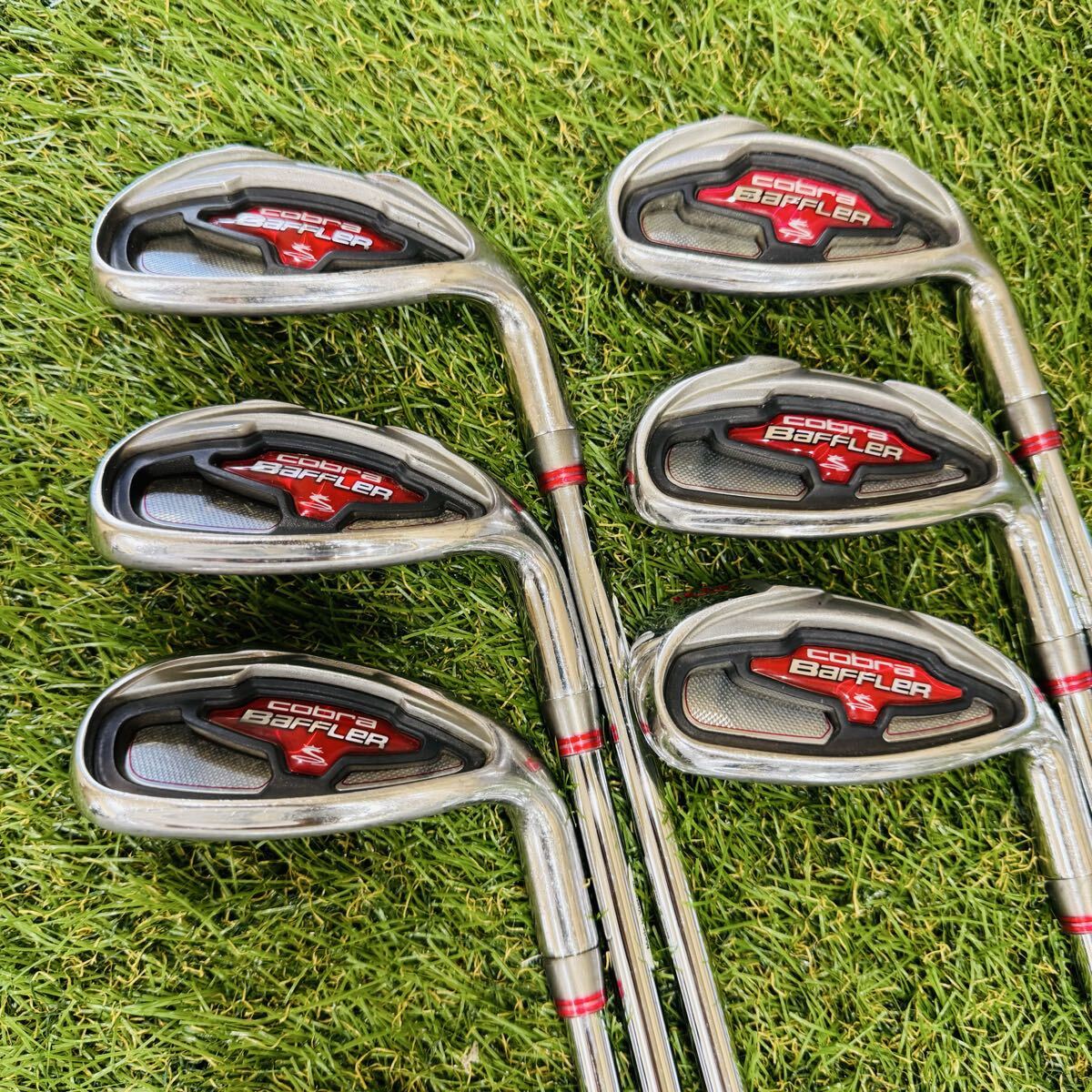 Cobra Baffler Irons pw-sw (6pc) — Flex S — Japan Model, Used