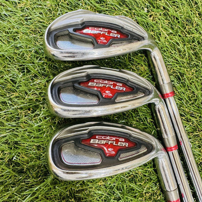 Cobra Baffler Irons pw-sw (6pc) — Flex S — Japan Model, Used
