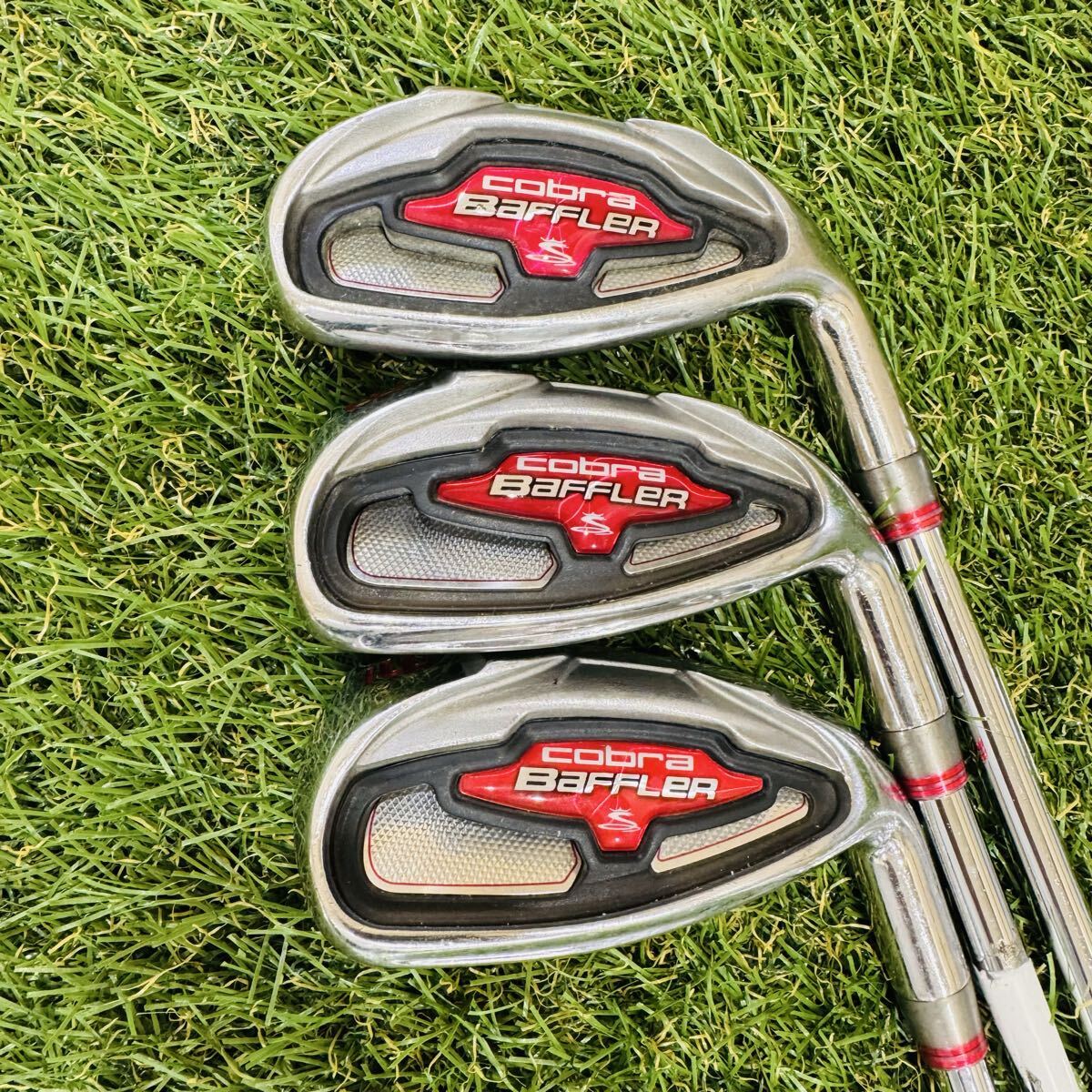 Cobra Baffler Irons pw-sw (6pc) — Flex S — Japan Model, Used