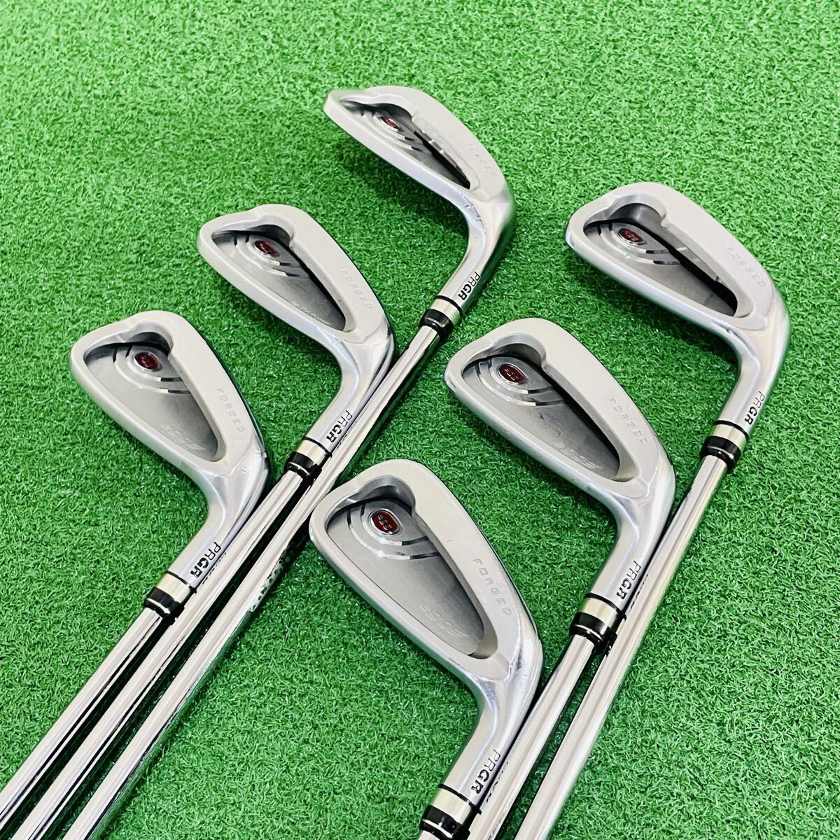 PRGR Egg PF Irons 6-AW (6pc) — NS PRO SR — Japan Model, Used