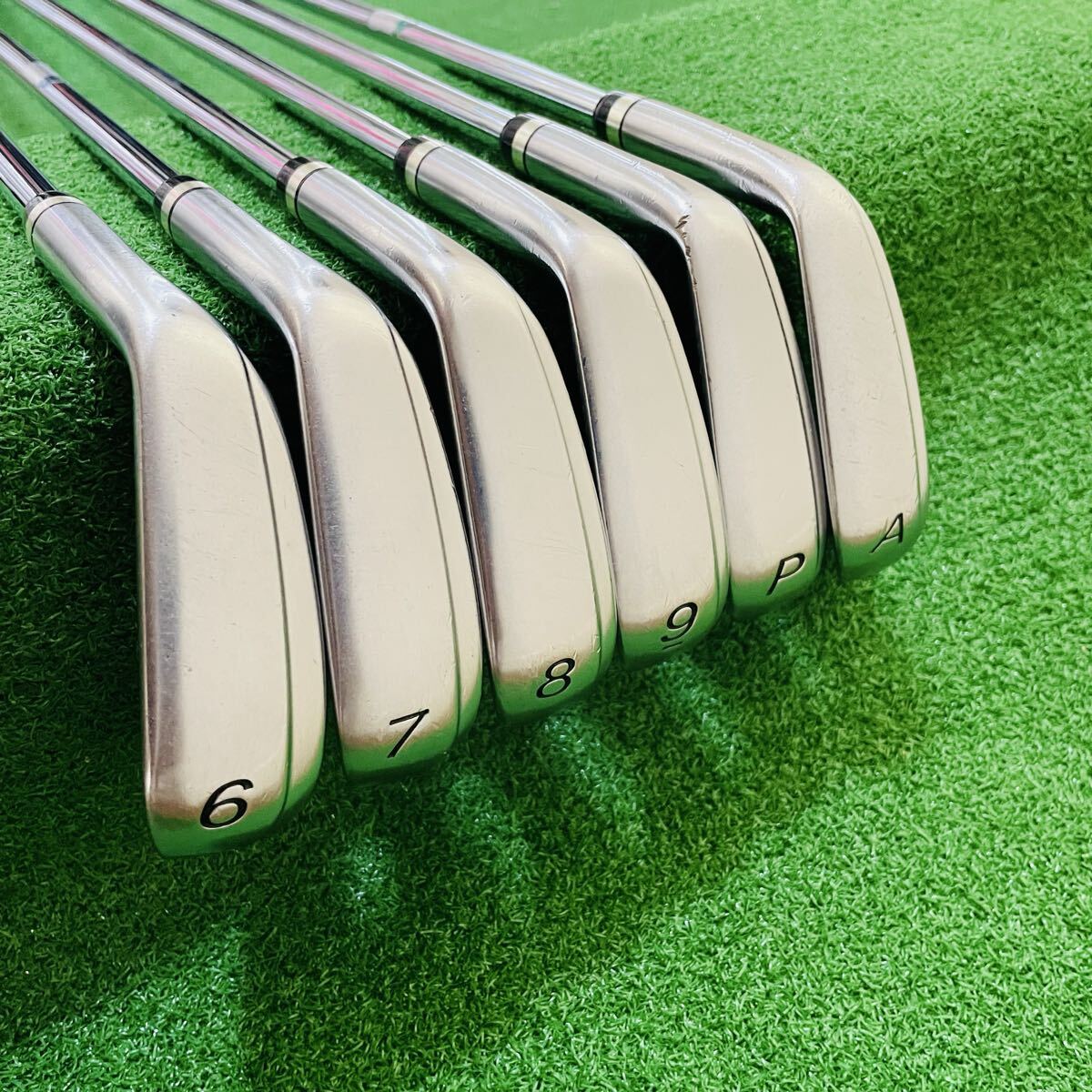 PRGR Egg PF Irons 6-AW (6pc) — NS PRO SR — Japan Model, Used