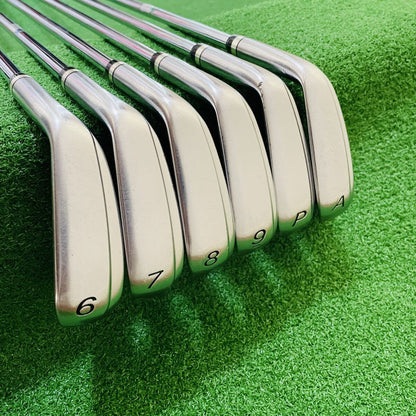 PRGR Egg PF Irons 6-AW (6pc) — NS PRO SR — Japan Model, Used