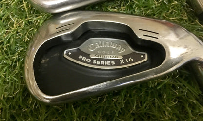 Callaway Steelhead X-16 Pro Irons 3-PW (8pc) — NS PRO — Japan Model, Used