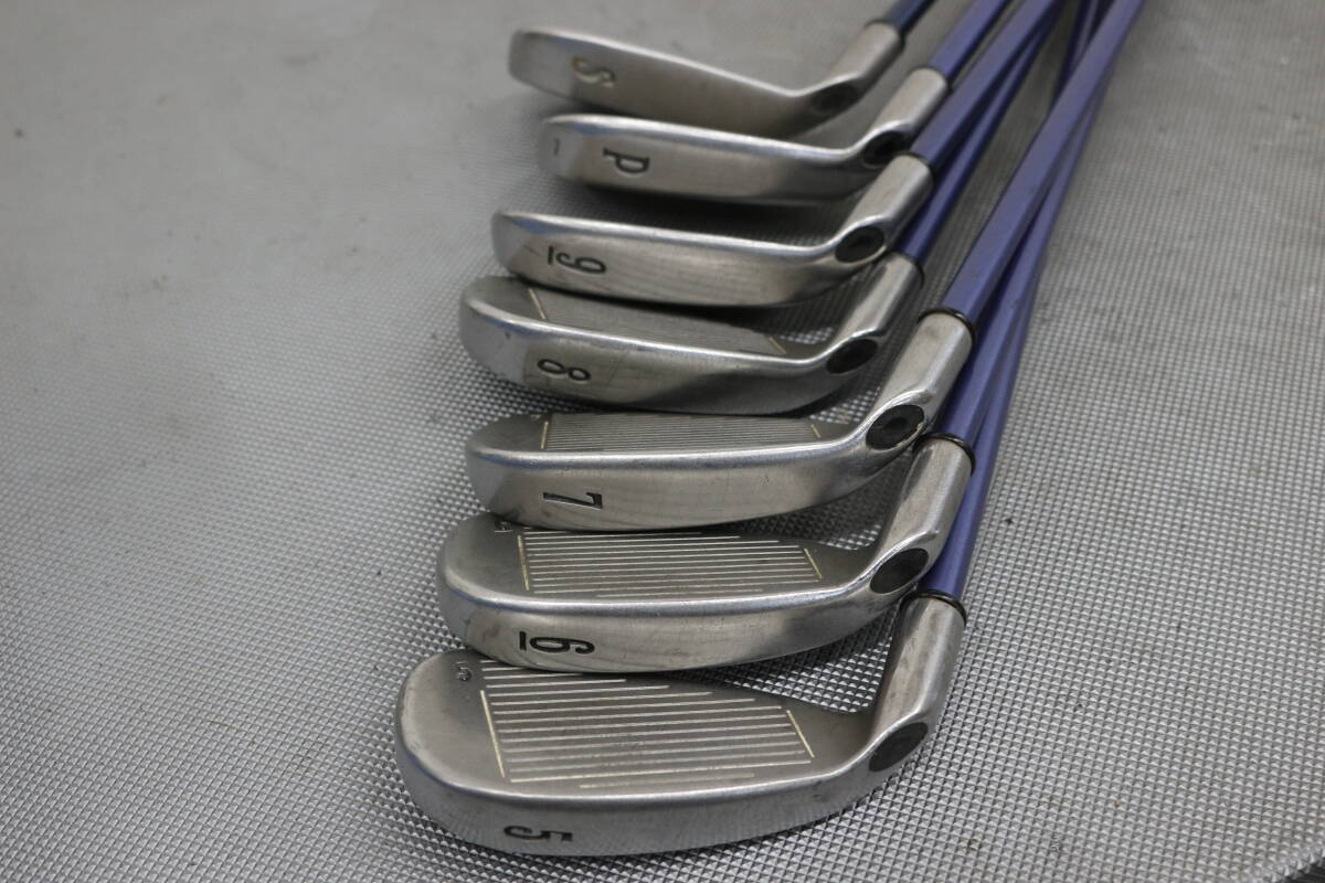 Callaway Big Bertha Irons 5-PW,SW (7pc) — Flex S — Japan Model, Used