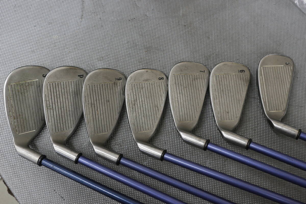 Callaway Big Bertha Irons 5-PW,SW (7pc) — Flex S — Japan Model, Used