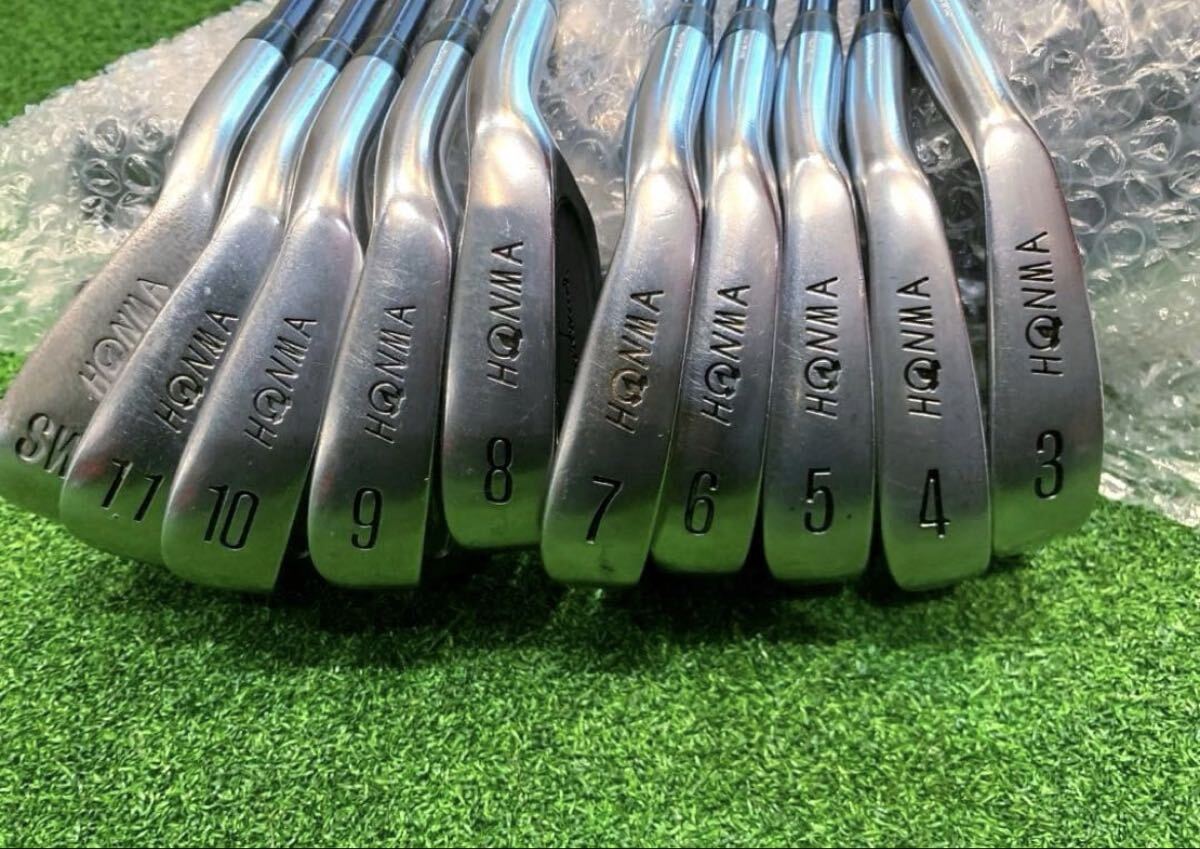 HONMA LB-280-G Irons 3-11,SW (10pc) — Japan Model, Used