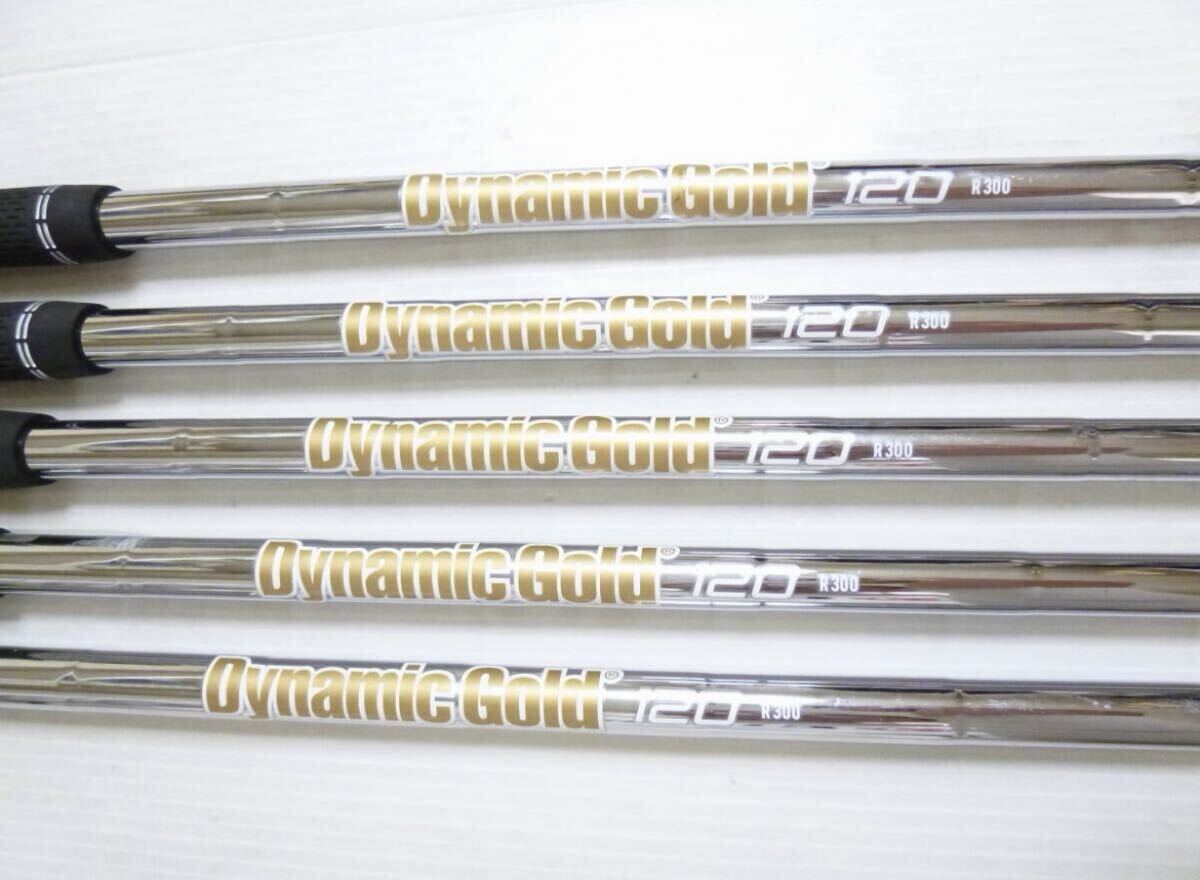 Titleist T100 Irons (5pc) — Dynamic Gold R300 R — Japan Model, Used