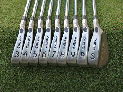 Callaway S2H2 Irons 3-SW (9pc) — Dynamic Gold R300 — Japan Model, Used