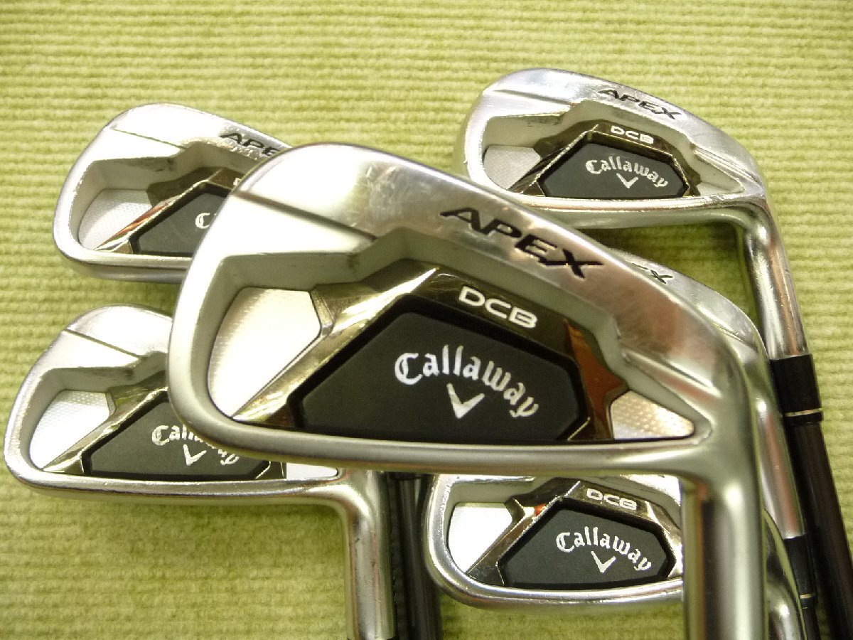 Callaway APEX DCB 2021 Irons 5-PW (6pc) — Diamana R — Japan Model, Used