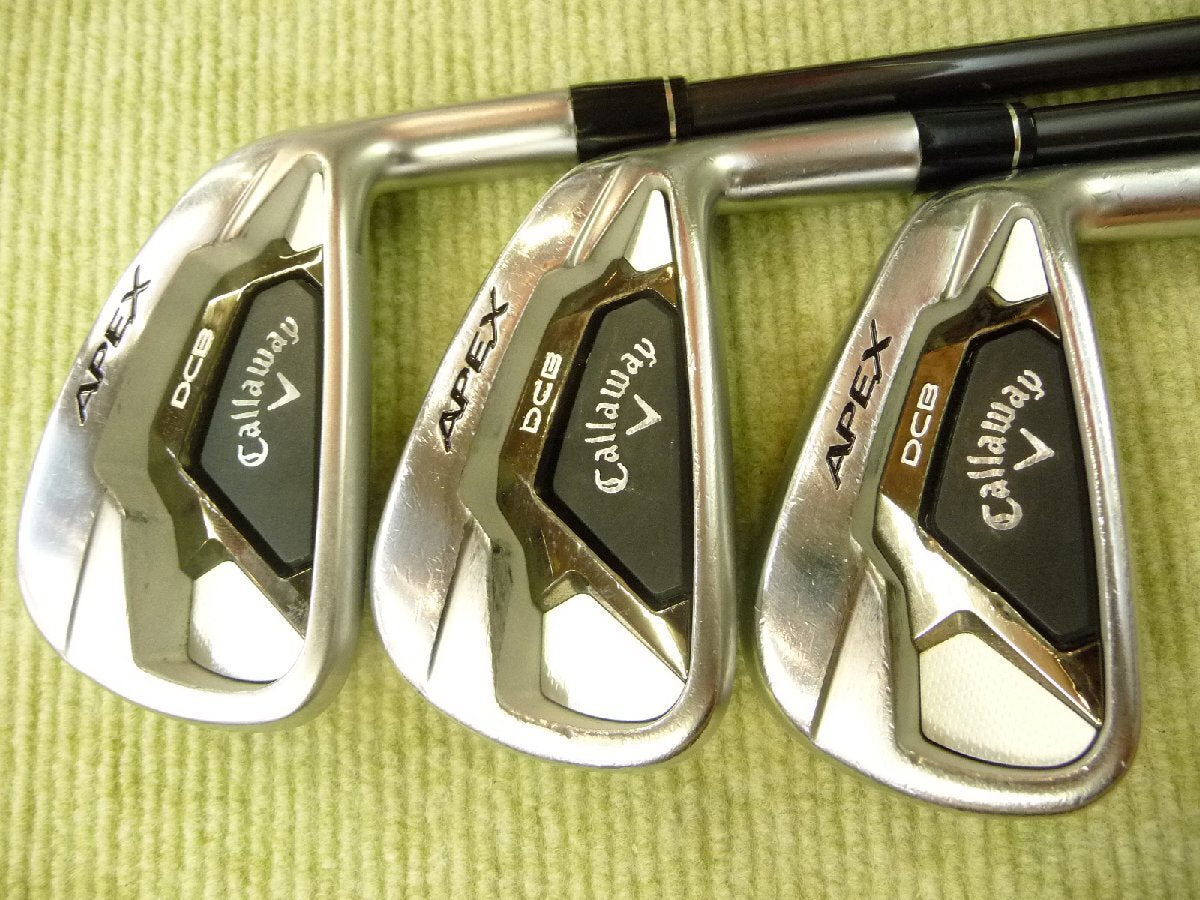 Callaway APEX DCB 2021 Irons 5-PW (6pc) — Diamana R — Japan Model, Used