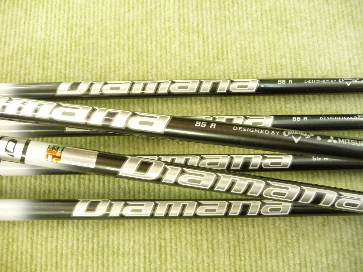 Callaway APEX DCB 2021 Irons 5-PW (6pc) — Diamana R — Japan Model, Used