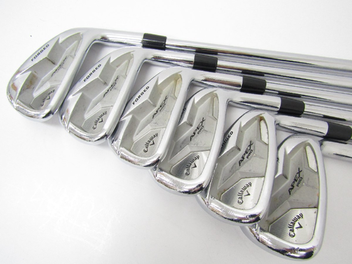 Callaway APEX PRO 2019 Irons 5-9 (6pc) — Modus3 120 S — Japan Model, Used