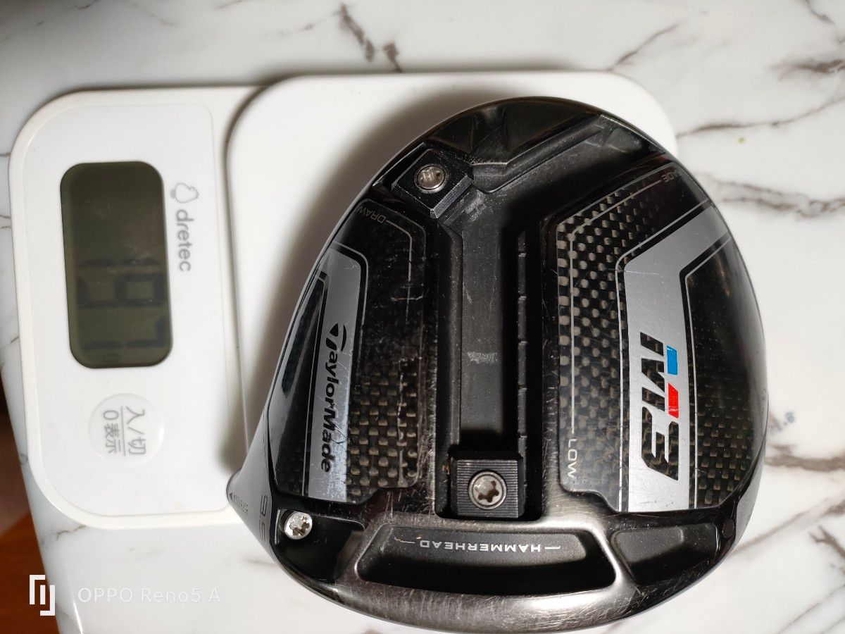 TaylorMade M3 9.0° Driver Head Only — Japan Model, Used