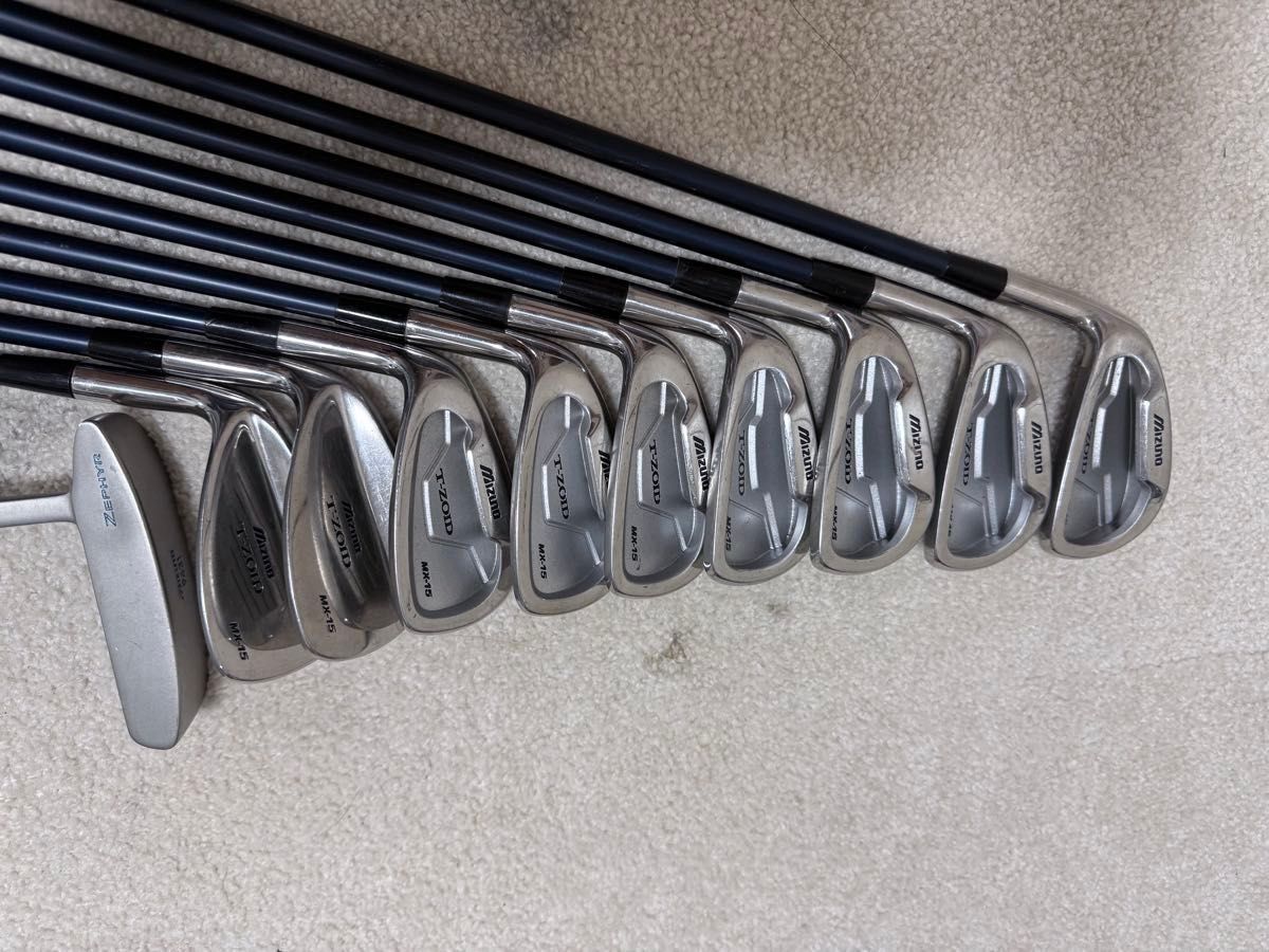 Mizuno T-Zoid MX-15 Irons 6-9 (10pc) — Japan Model, Used