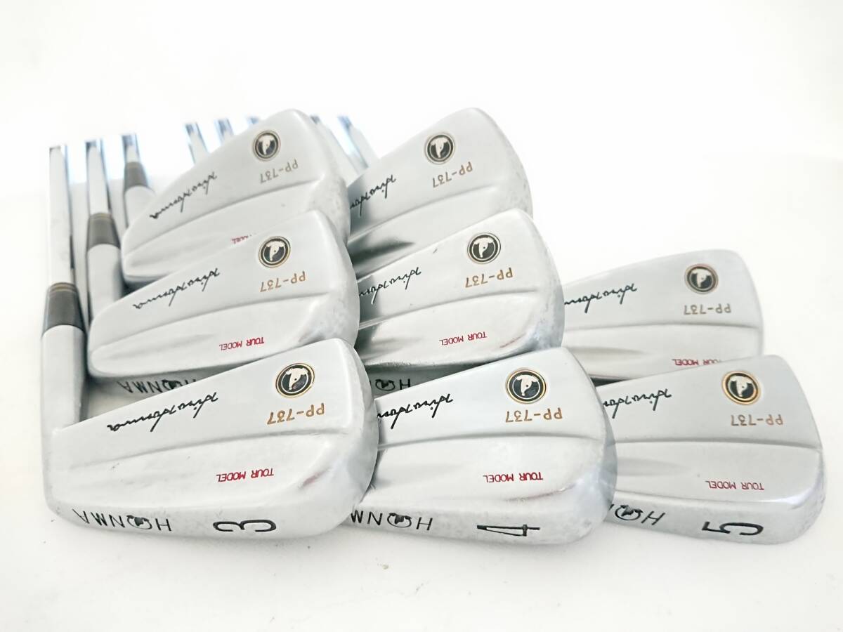 HONMA PP-737 MB Tour Model Forged Irons (8pc) — Dynamic Gold S — Japan Model, Used