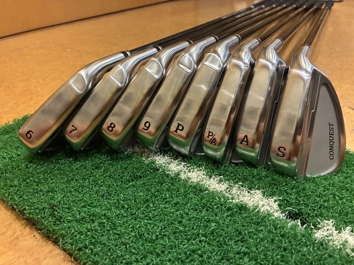 Maruman Majesty Conquest Irons (5pc) — Speeder SR — Japan Model, Used