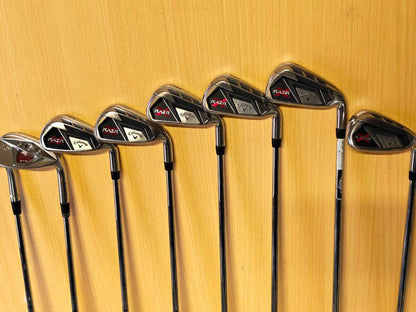Callaway RAZR X Irons 4-6,8-PW (8pc) — Flex SR — Japan Model, Used