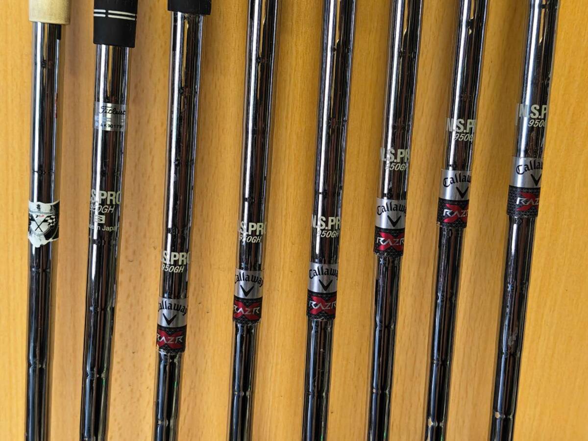 Callaway RAZR X Irons 4-6,8-PW (8pc) — Flex SR — Japan Model, Used