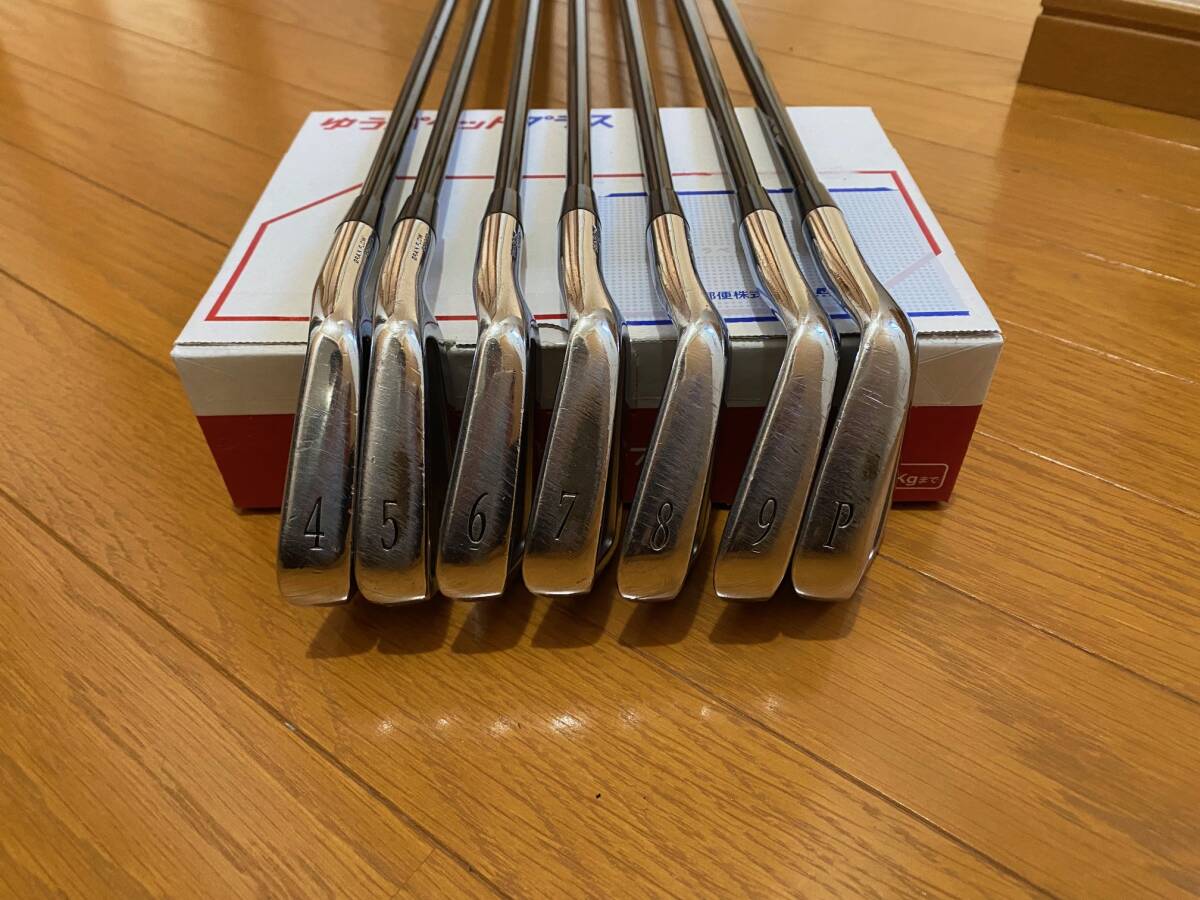 Mizuno MP-30 Irons 4-PW (7pc) — Flex R — Japan Model, Used