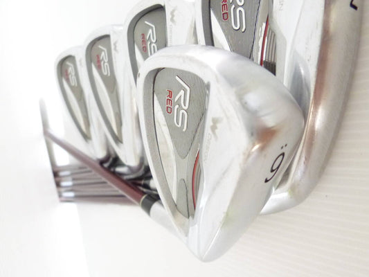 PRGR RS RED Irons (5pc) — Speeder SR — Japan Model, Used