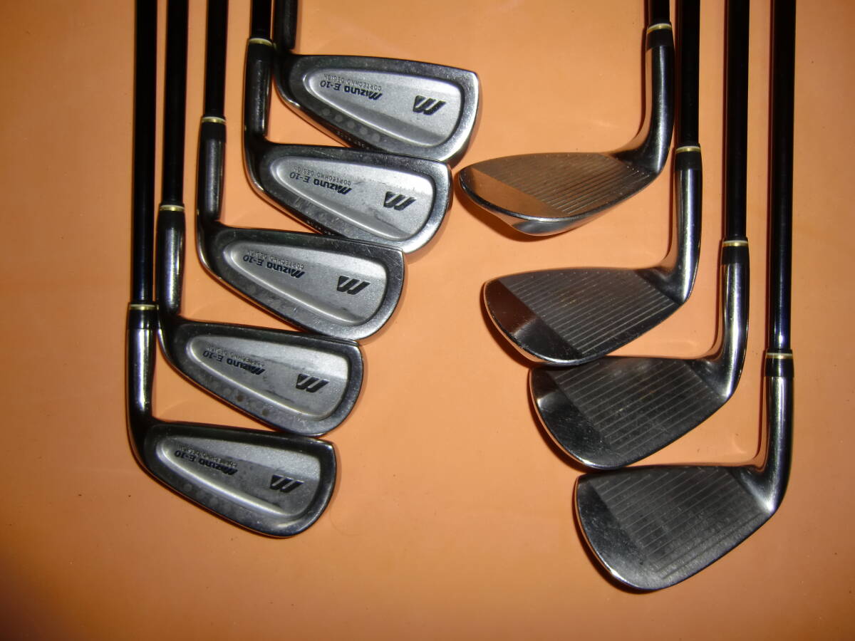 Mizuno E-10 Irons 4-PW (9pc) — Japan Model, Used