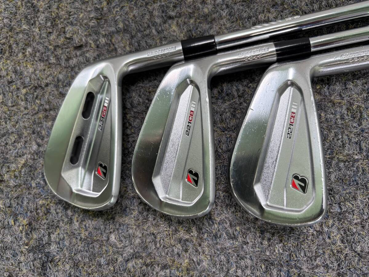 Bridgestone 221CB Irons 22-09 (6pc) — Modus3 120 S — Japan Model, Used